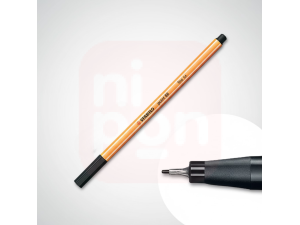 Caneta Stabilo Point 88 - Preta